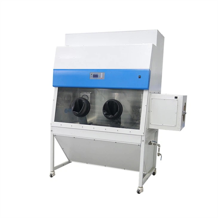 Клас 3 Кабинет за биологична безопасност с ръкавици и проходна кутия